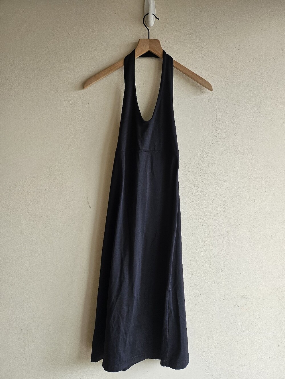 Patagonia Morning Glory Dress Halter Midi Black